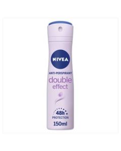 nivea double effect anti-perspirant deodorant spray 150ml