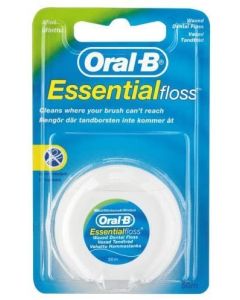 oral-b essential floss mint waxed