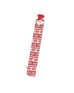 Warmies Long Hot Water Bottle Red Nordic