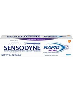 sensodyne rapid relief toothpaste mint 75ml