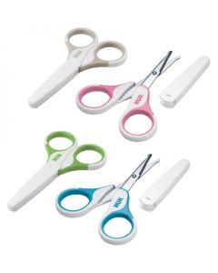 NUK Baby Scissors with Safety Cover