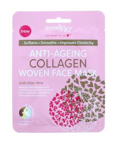 Derma V10 Anti-Ageing Collagen Woven Face Mask