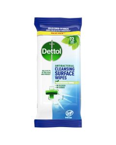 Dettol Antibacterial Biodegradable Multi Surface Cleaning Wipes x72