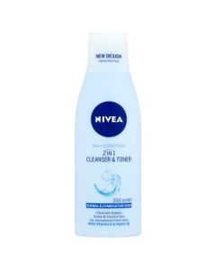 nivea 2 in 1 cleanser and toner 200ml