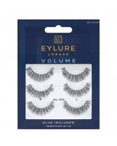 Eylure Volume No 100 Eyelashes 3 Pack