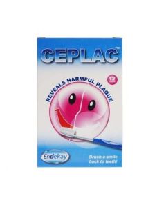 Ceplac Dental Disclosing Tablets 12 pack