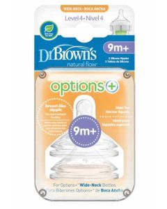 Dr Brown's Options+ Level 4 Teats - 2 pack