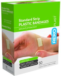 Aero Health Plastic Plasters 50pk