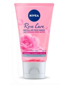 Nivea Micellar Rose Water Face Wash Gel 150ml