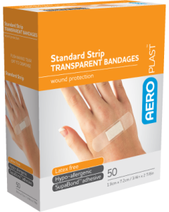 Aero Health Transparent Plasters 50pk