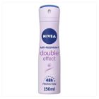 nivea double effect anti-perspirant deodorant spray 150ml