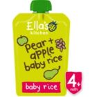 Ella's Kitchen Range Organic Apple and Pear Baby Rice 120g