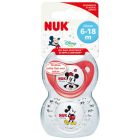 NUK Disney Mickey & Minnie Mouse Soother 6-18 months 2 Pack