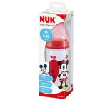 NUK First Choice Minnie Mouse Bottle Silicone 6-18 Months 300ml Medium Flow Teat