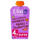 Ella's Kitchen Sweet Potato Pumpkin Apple And Blueberries 120g