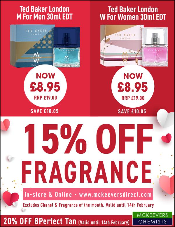 Valentine’s Day Deals at McKeevers Chemists