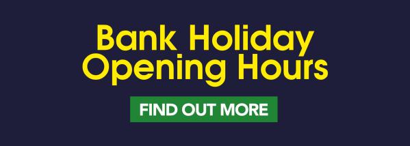 August 2023 Bank Holiday Opening Hours